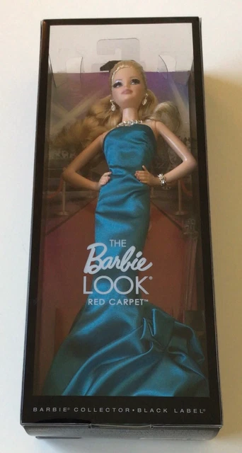 The BARBIE Look Red Carpet Blue Gown Doll BARBIE COLLECTOR Black Label BJV54 NIB