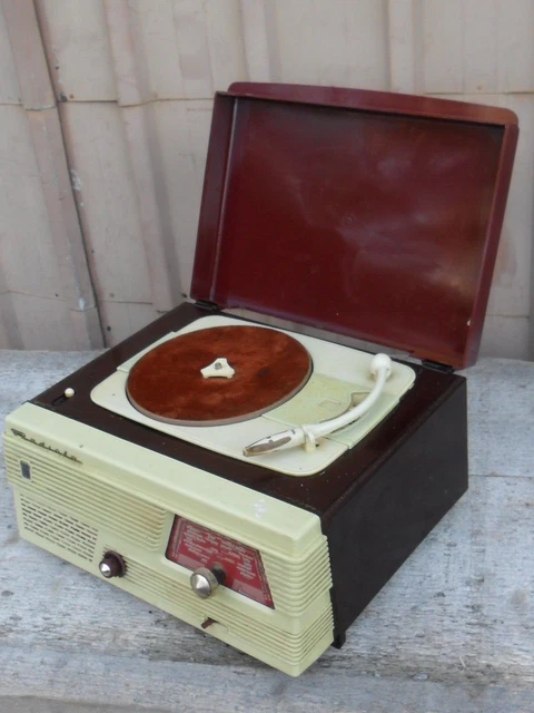 Tourne-disque Vintage Radiola – Rare – En état De Marche