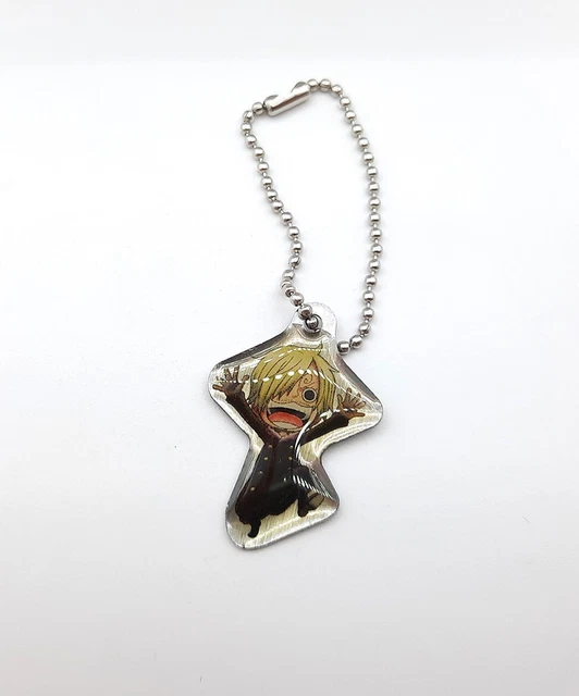 One Piece Sanji 1" mini metal keychain charm