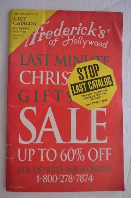 FREDERICK’S OF HOLLYWOOD Catalog #411 (1995) W/ Leeann Tweeden, Brooke