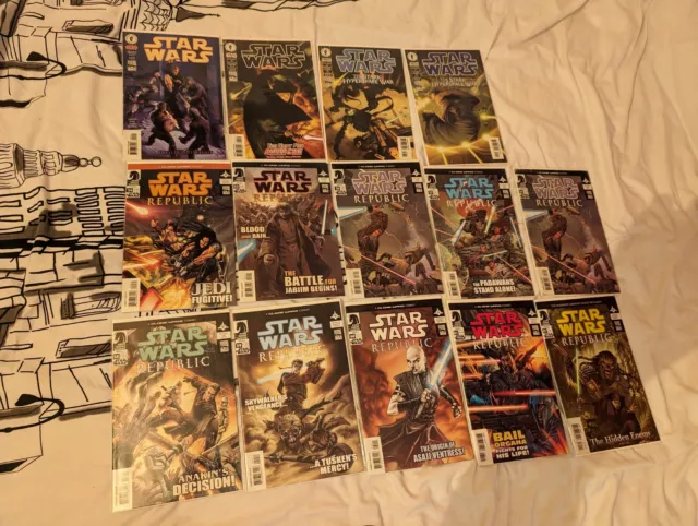 Dark Horse Star Wars Republic Comic Lot Clone Wars Key Issues Bagged And Boarded