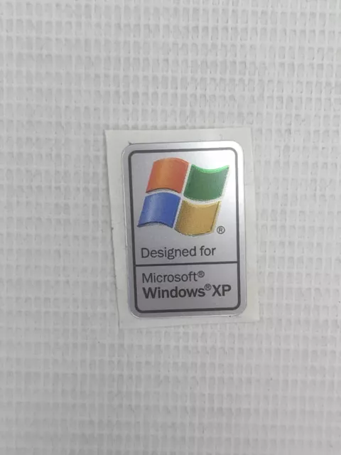 original sin usar nueva pegatina computadora Microsoft Windows XP clásica