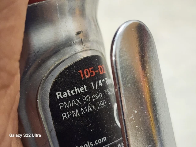 Ingersoll Rand 105-D2 1/4" Drive Mini Air Ratchet 3