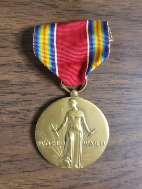 1941-1945 Militaria US World War II Victory Freedom Medal Full Size WW2 WWII JCS