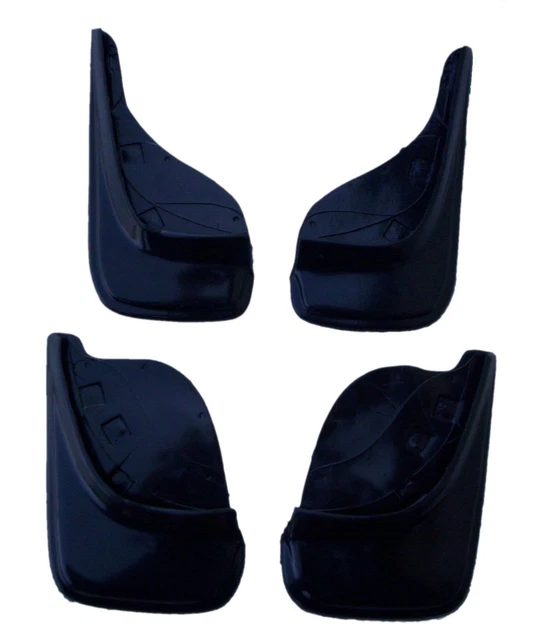 Lot De 4 Bavettes Pare-boue Pour Fiat Doblo 263 (2010-2025) - Noir - Lavable