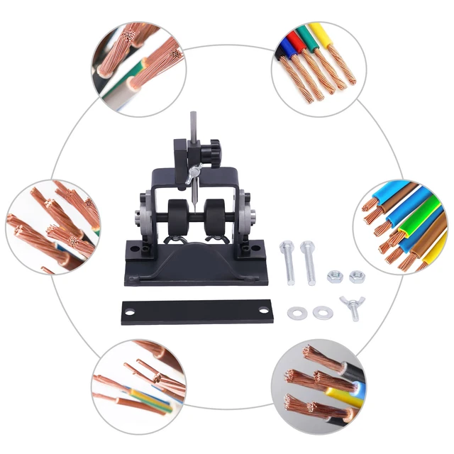 Black Stripping machine Fit Cable Peeler Metal Recycle Bearing steel Ball blade