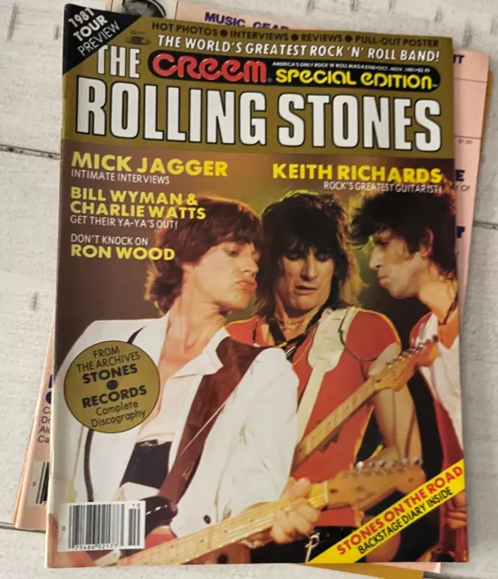 Rolling Stones, Special Edition Creem Magazine Oct/Nov 1981, Like New