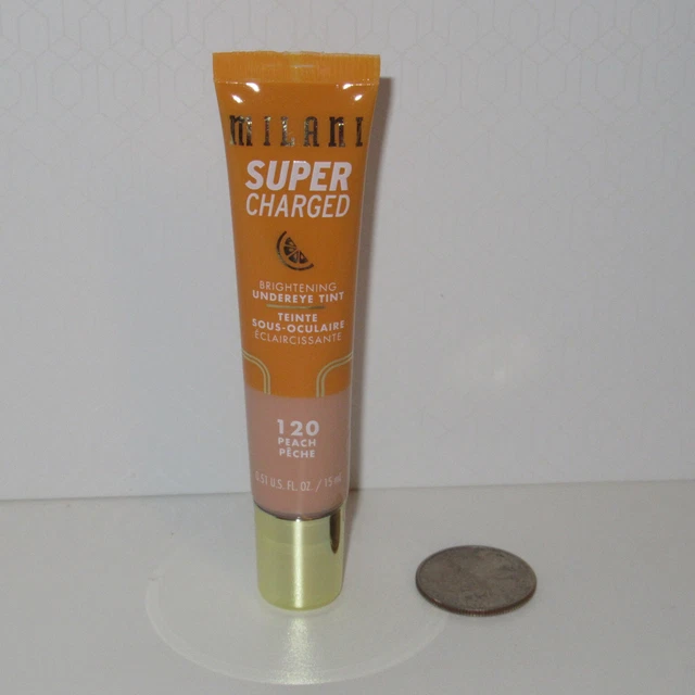 FULL SIZE MILANI Supercharged Brightening Undereye Tint 120 Peach 0.51