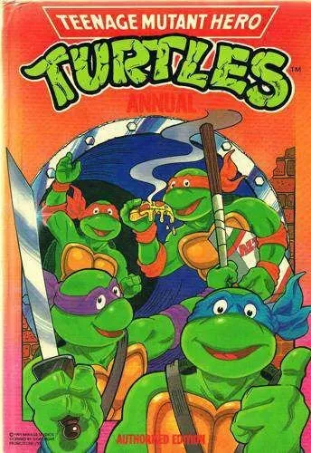 TEENAGE MUTANT HERO TURTLES ANNUAL [Hardcover] by GRANDREAMS Book The Cheap Fast