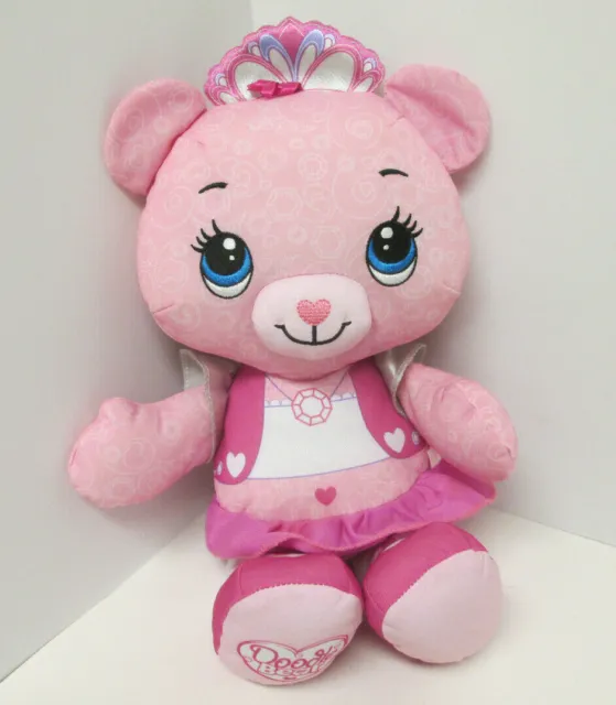 2011 Fisher Price Pink Doodle Bear Princess Plush - 16" Tall