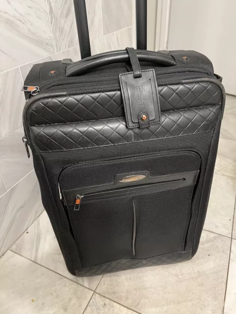 Samsonite Black Label Nylon Travel 22" Carry On Rolling Luggage Suitcase complet