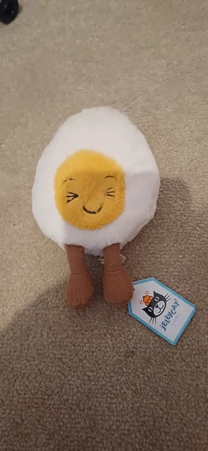 Jellycat 'Graduation Boiled Egg' Soft Plush Doll - Brand New 2025 With Dust Bag