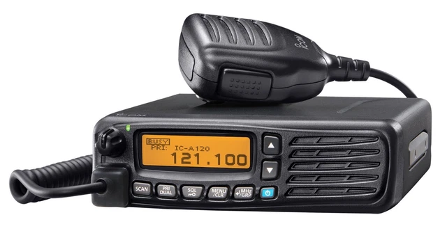 iCom IC-A120 VHF Airband Transceiver Radio Mobile Mount Unit