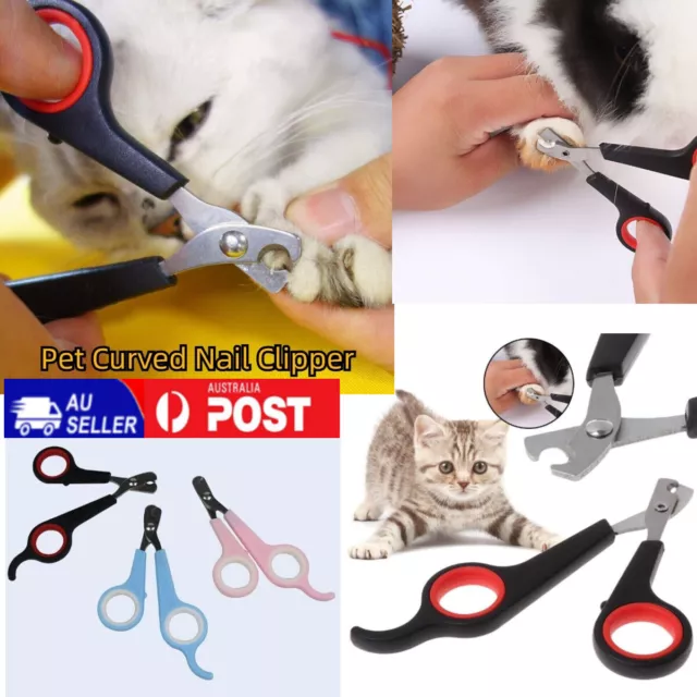 Au Dog Cat Stainless Steel Nail Clipper Professional Cutter Pet Grooming Tool