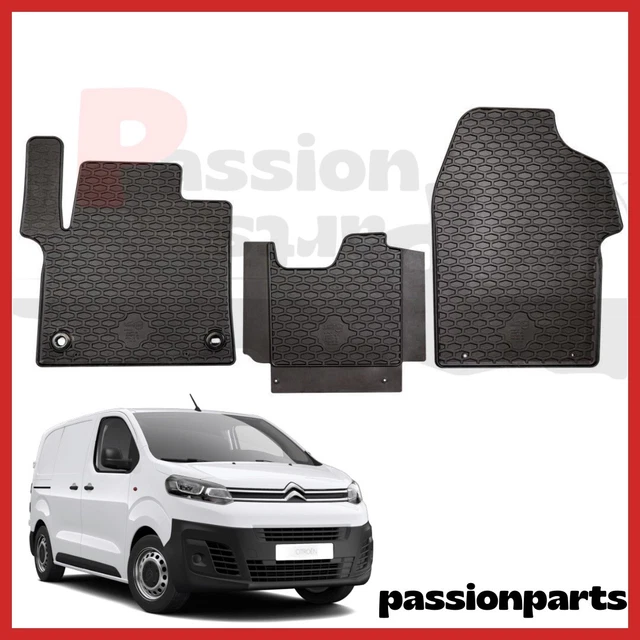 Juego De Alfombrillas De Goma Para Citroen Jumpy II / Fiat Scudo II / Peugeot Expert II / Toyota ProAce I (2007-2016)