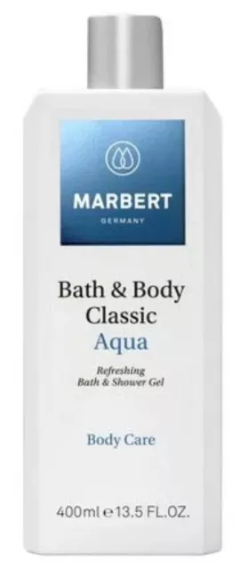 MARBERT Bath & Body Classic Aqua Zitrisch-aquatisch duftendes Duschgel 400ml OVP