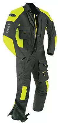 Joe Rocket Survivor Suit XL Charcoal/Hi-Viz