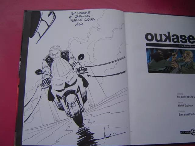 bd  OUKASE / EO Mai 2009 / 4. Le Grand Roque / Très  belle  DEDICACE d' ESPINOSA