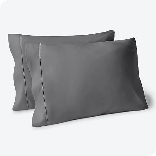 Juego de funda de almohada de microfibra para el hogar desnudo - tamaño estándar - paquete de 2 fundas de almohada - suave