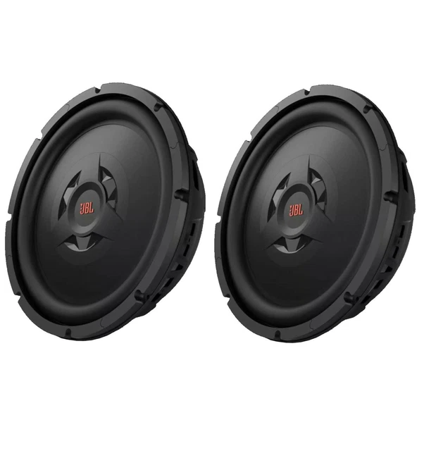 2 X JBL Club WS1200 12” Shallow Mount 250W RMS 2000W Total Power Car