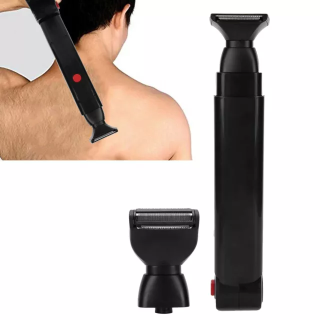 Electric Back Hair Shaver Remover Professional Trimmer Men Body Shaving Razor