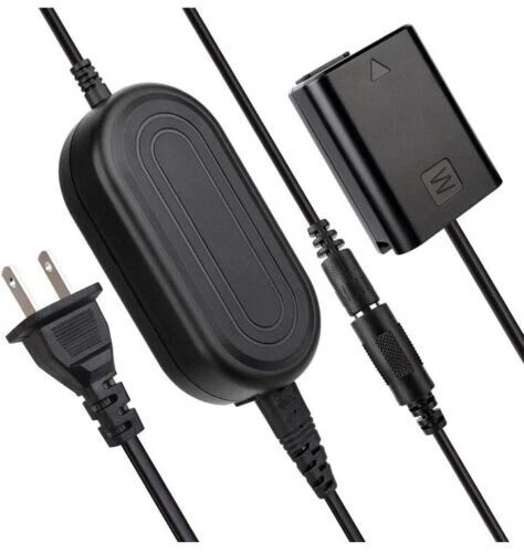 RUITOO AC-PW20 AC Power Supply Adapter + DC Coupler Adapter Battery