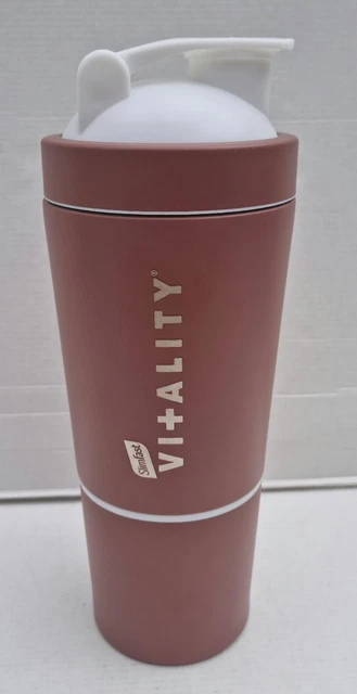Slimfast Vitality Premium Edelstahl Shaker Roségold Proteinpulver Mixer Slimfast Vitality Premium Edelstahl Shaker Roségold Proteinpulver Mixer