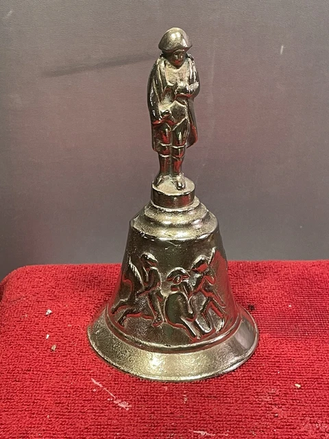Cloche De Table Napoléon – Bronze Doré, Vintage, Motif Ancien
