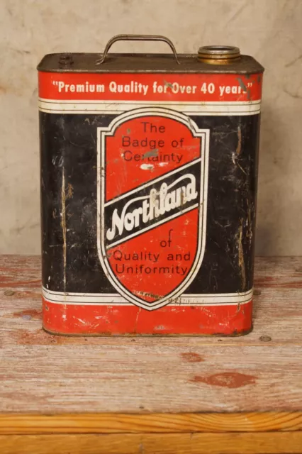 Old RARE Northland Oil Can Waterloo IA