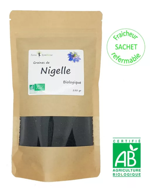 Graines de NIGELLE bio - 250g -  Biologique