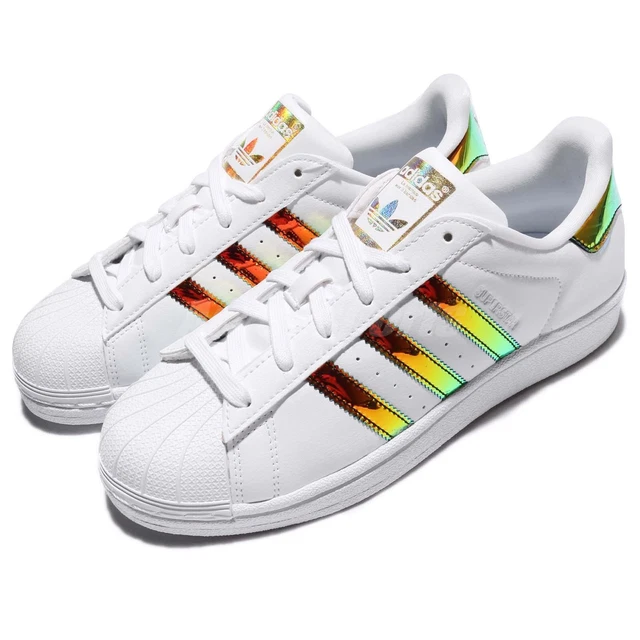 ADIDAS SUPERSTAR J Iridescent Hologram Leather Kid Junior Women Shoes  CP9837 96.99 - PicClick UK