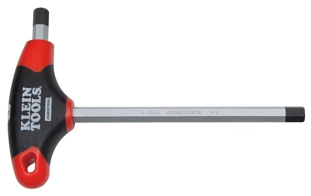 Llave hexagonal de 3/8 pulgadas con mango en T Journeyman, herramientas Klein de 9 pulgadas JTH9E15