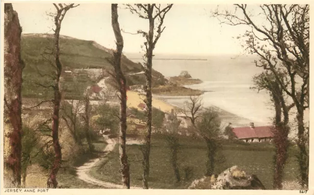 c1910 Hand-Colored Postcard; Jersey, Anne Port, Channel Islands unposted