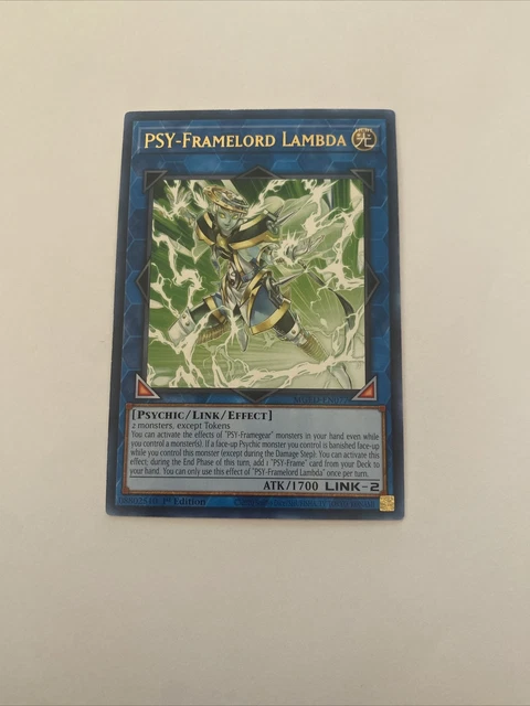 Yugioh PSY-Framelord Lambda MGED-EN077 Rare 1st Edition NM