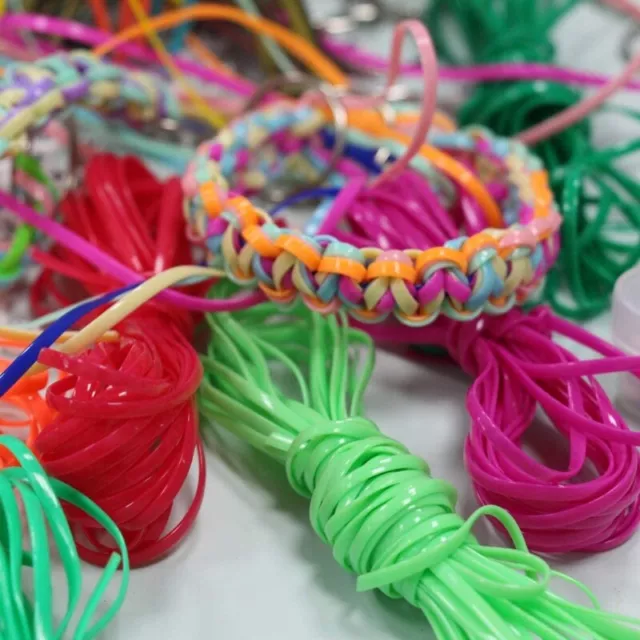 String Plastic Durable Lacing Cord DIY Bracelet 20 Colors School Art for Camping