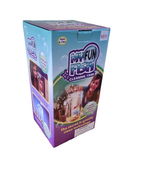 Self Cleaning SMALL FISH TANK Aquarium Complete Kit with Light Gravity Clean UK 5