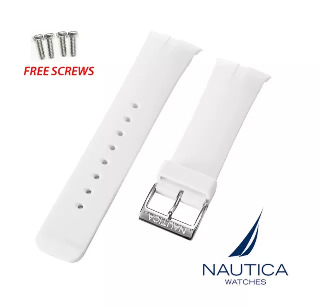 Nautica Authentique Bracelet Blanc 28mm N13531G N16575G A16575G N15651G A15651G