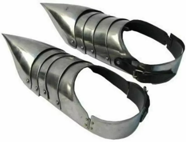 Medieval Steel Gothic Armor Shoes - One Pair- Wearable Replica Armor Costume