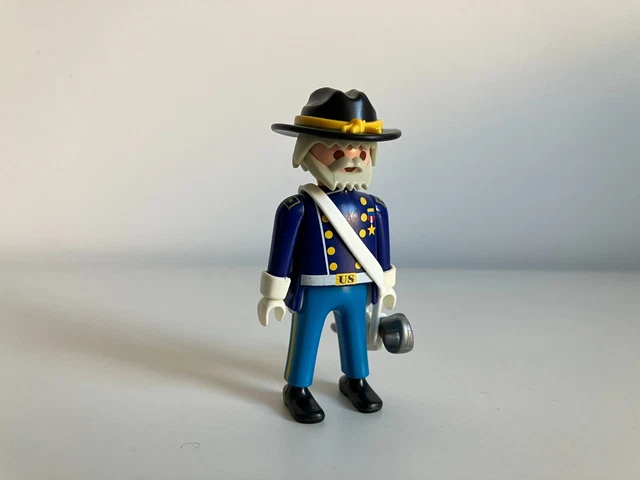 Playmobil Western – 3 Soldats Du Sud Avec Cheval – Occasion (tous âges)