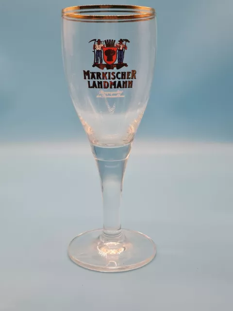 Märkischer Landmann Brauerei Bierglas Bier Glas alt Pils