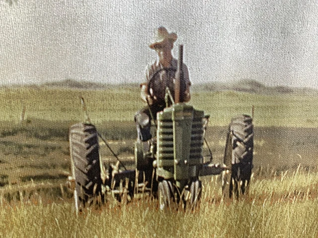 1950s-60s International Harvester Farmall John Deer Tractors Canvas Large 26x21