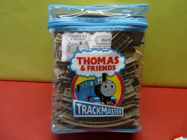 Thomas & Friends Tomy Trackmaster Grey Track Backpack.   See Pictures.