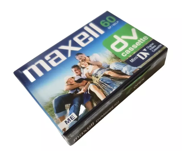 Maxwell 60 SP/90LP DV Cassette, Mini DV, Digital Video Cassette, New & Sealed