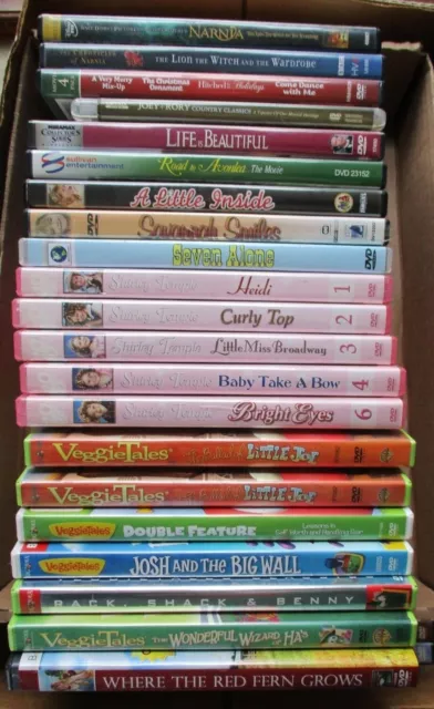 Christmas, Family & Christian DVDs Veggie Tales Shirley Temple (50% off 4+)