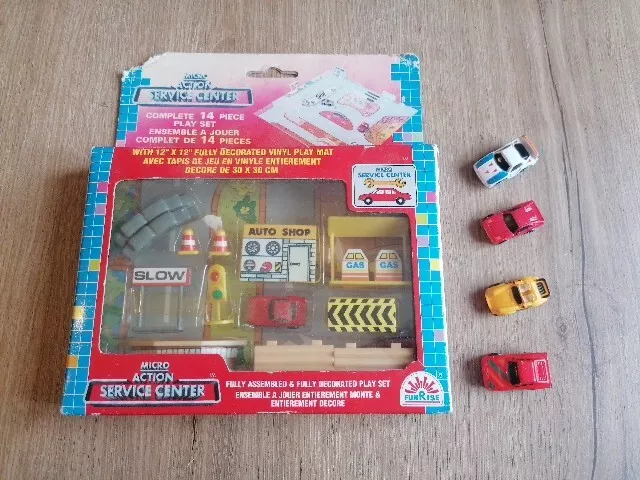 Garage lot + cars MICRO MACHINES