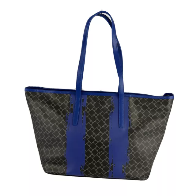 Tumi Ticon Everyday Q-Tote Travel Bag Purse Black Blue  New