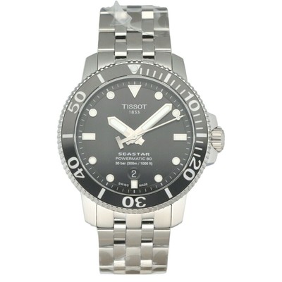 TISSOT T120.407.11.051.00 SEASTAR 1000 Powermatic 80 Steel Automatic Mens Watch $725.00 - PicClick