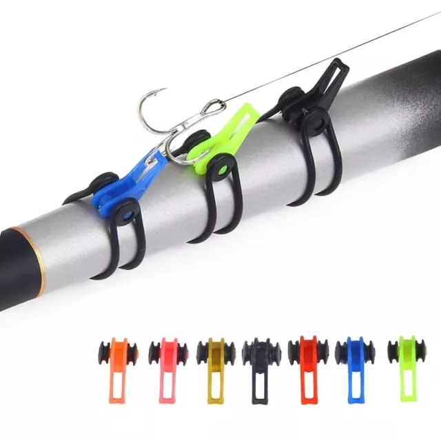 6 PCS FISHING Rod Hook Bait Rack Holder for Universal Fishing Rod