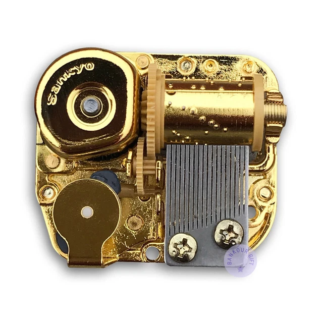 PLAY &HOWL'S MOVING Castle" Music Box Parts Golden Sankyo Musical