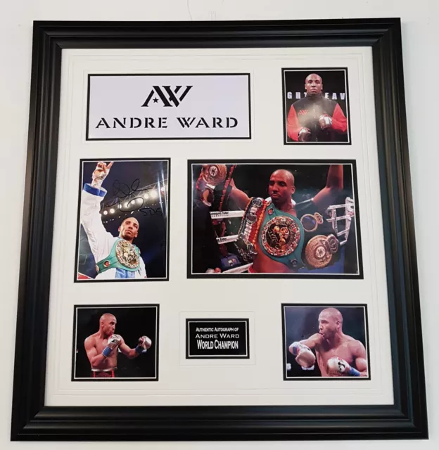 *** RARE Andre Ward Signed Photo Autograph Picture AFTAL DEALER Approved ***